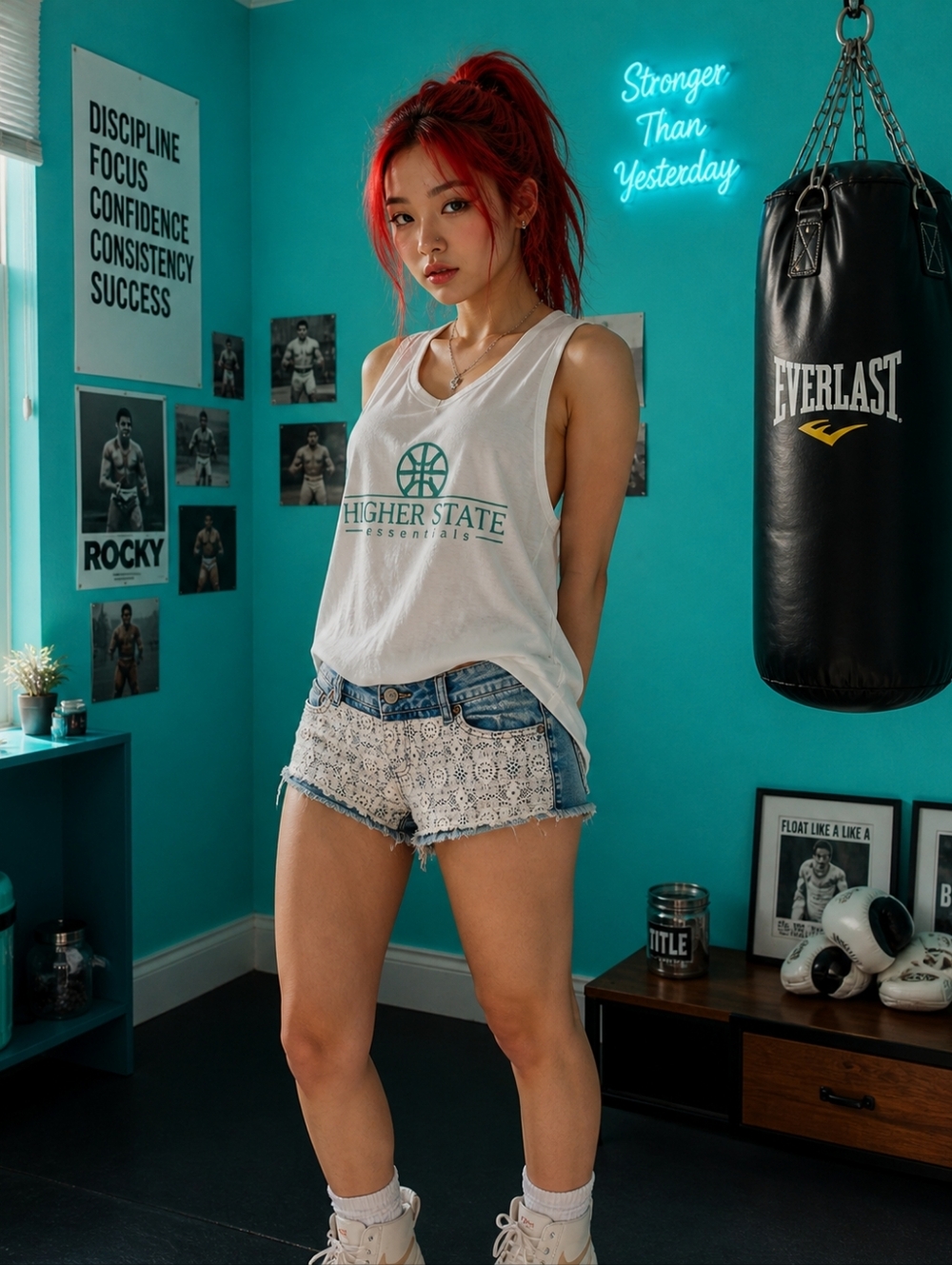 5 For $15 Vintage higher state school tank